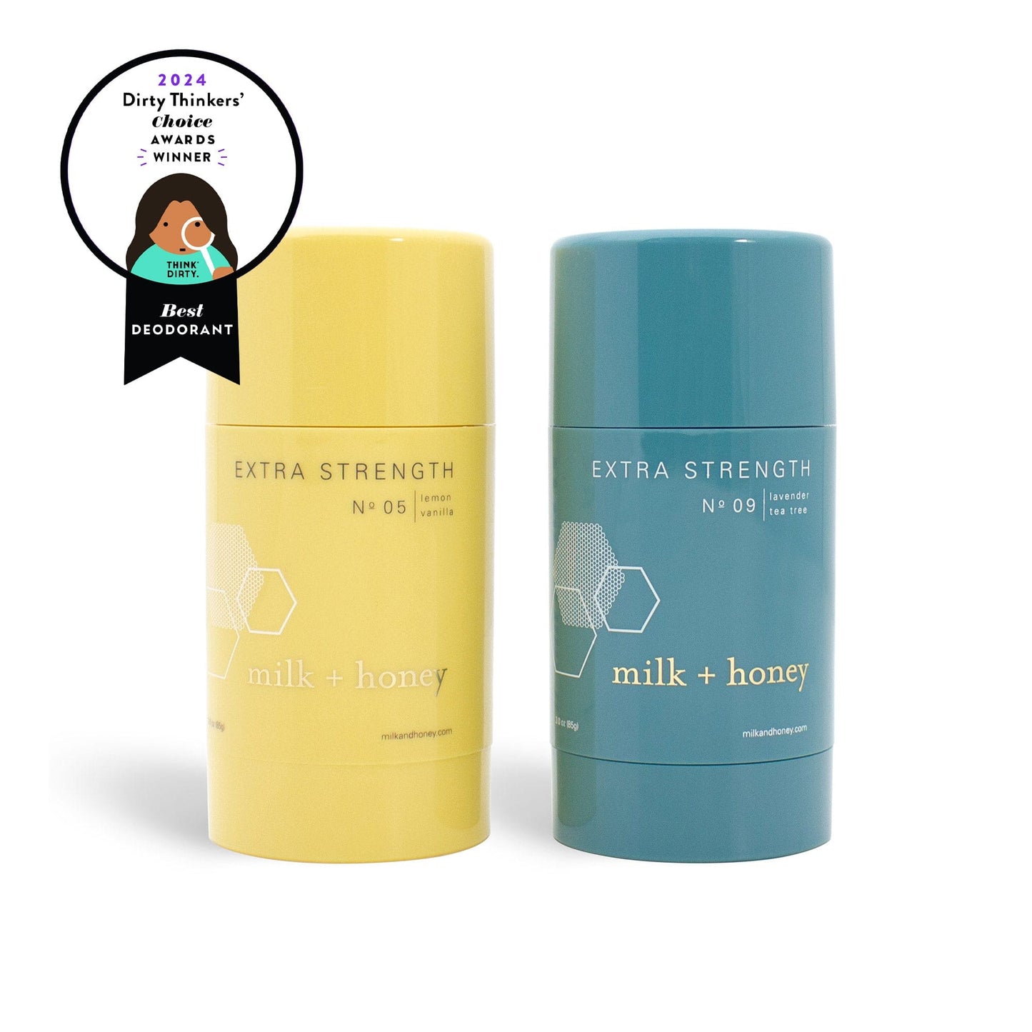 Extra Strength Deodorant 100 PC milk + honey
