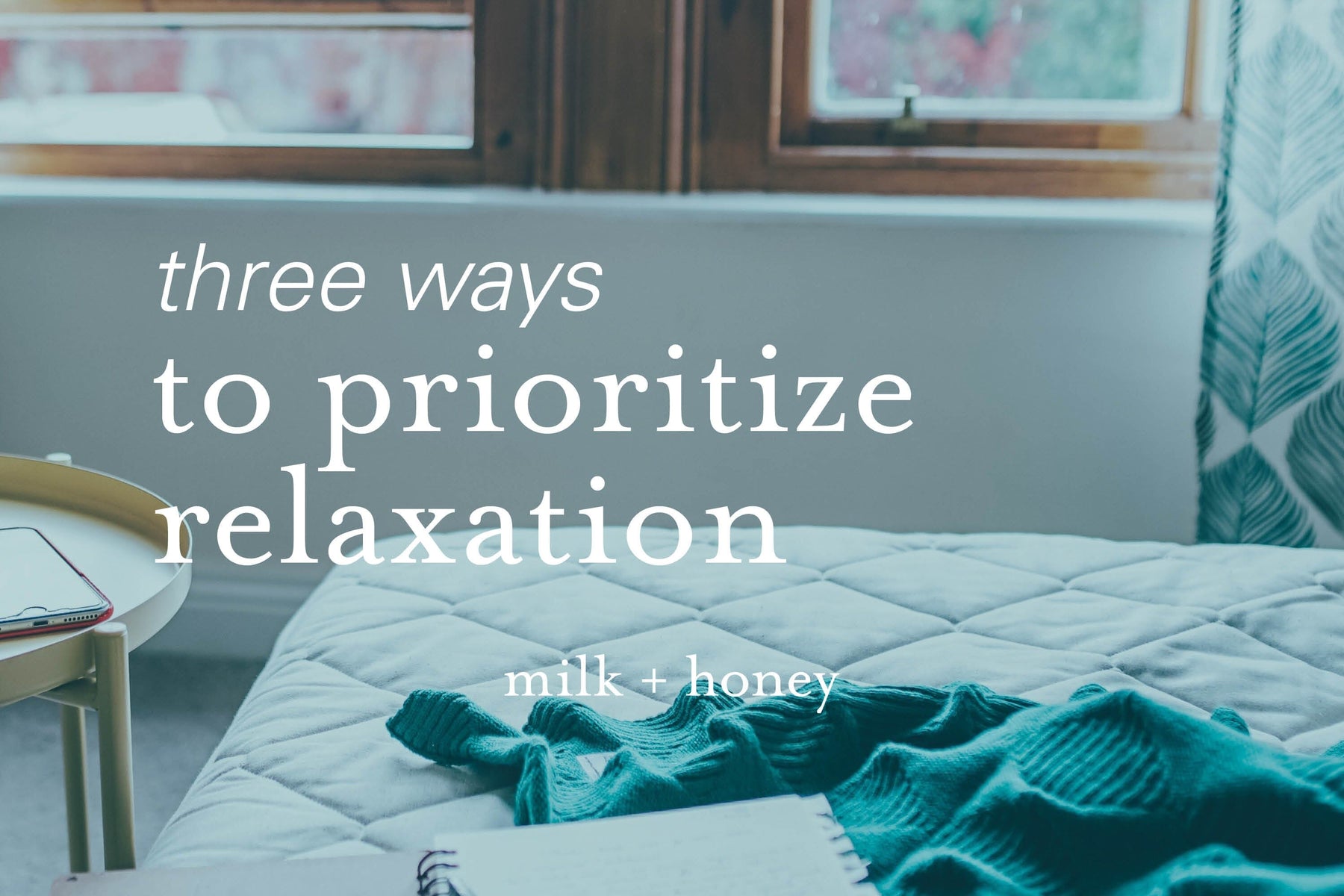 create a relaxing space for the season