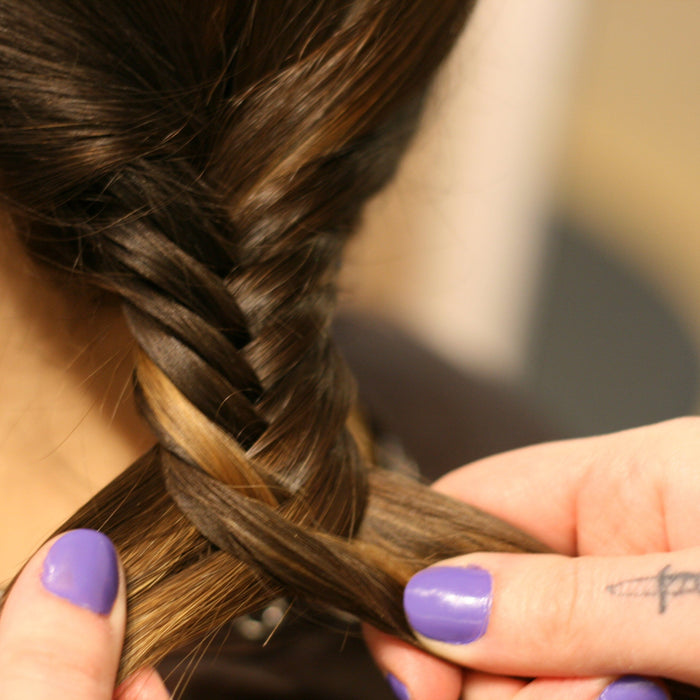 Fishtail hair tutorial