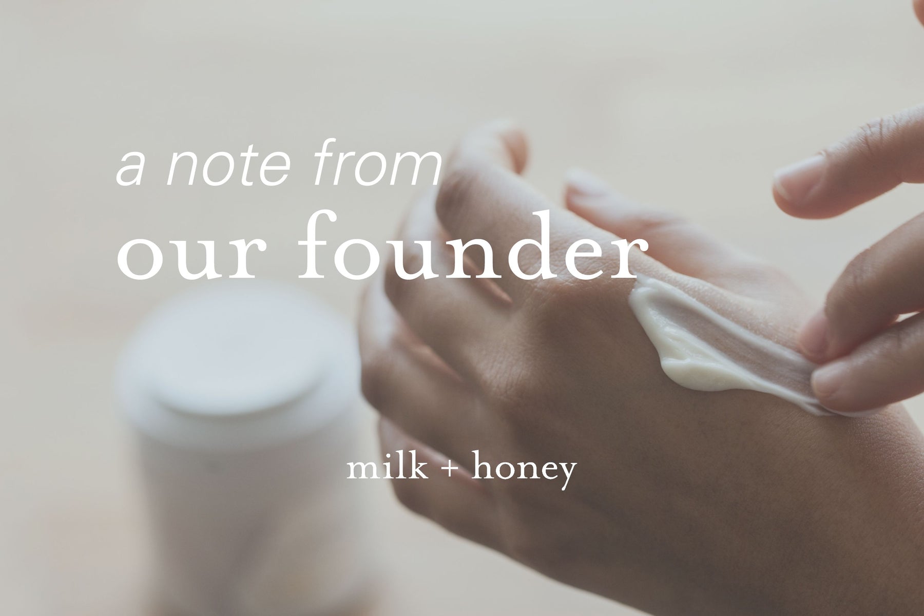 our intention for skincare