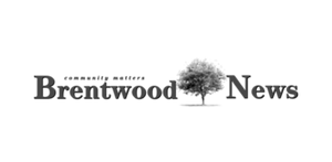 Brentwood News logo with a small tree graphic on a plain white background.