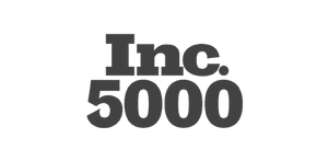 The text 'Inc. 5000' appears in large dark gray sans-serif lettering on a plain white background.