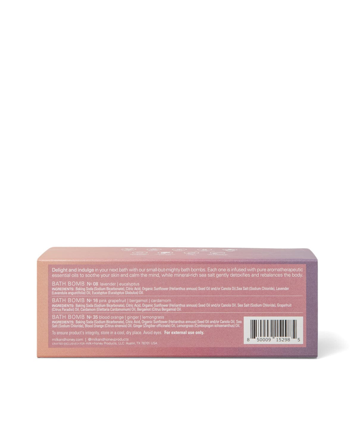 Bath Bomb Trio Bath Bomb milk + honey 