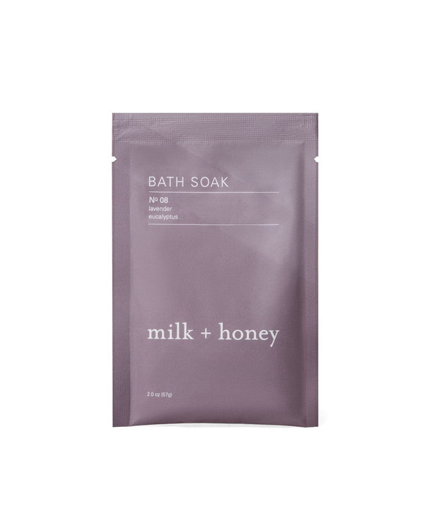 Bath Soak No. 08 Packets Bath Soak milk + honey 2 oz Single-Use Packet 