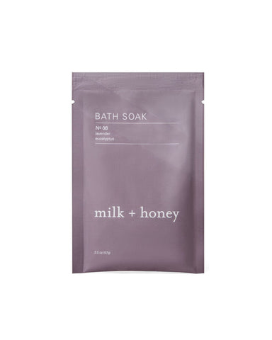 Bath Soak No. 08 Packets Bath Soak milk + honey 2 oz Single-Use Packet 