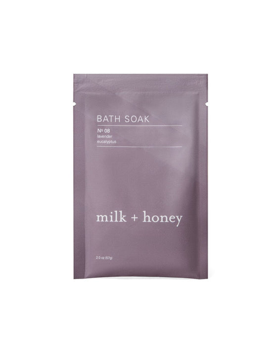 Bath Soak No. 08 Packets Bath Soak milk + honey 2 oz Single-Use Packet 