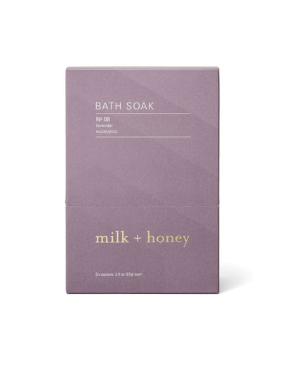 Bath Soak No. 08 Packets Bath Soak milk + honey 