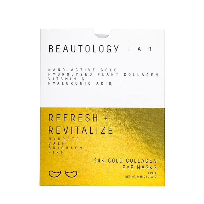 Beautology Lab 24K Gold Collagen Eye Masks 100 PC Beautology Lab 1 Pair 