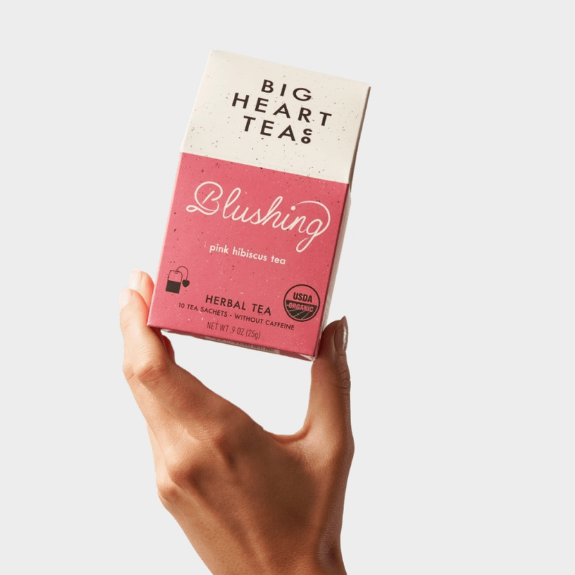 Big Heart Tea - Blushing 10 ct Big Heart Tea Blushing Herbal Tea 