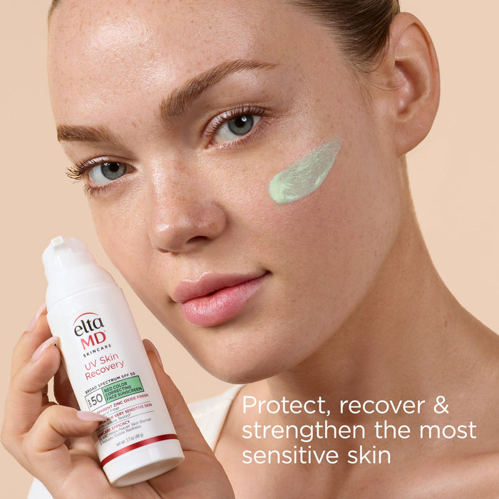 EltaMD UV Skin Recovery Green Tint SPF 50 milk + honey 