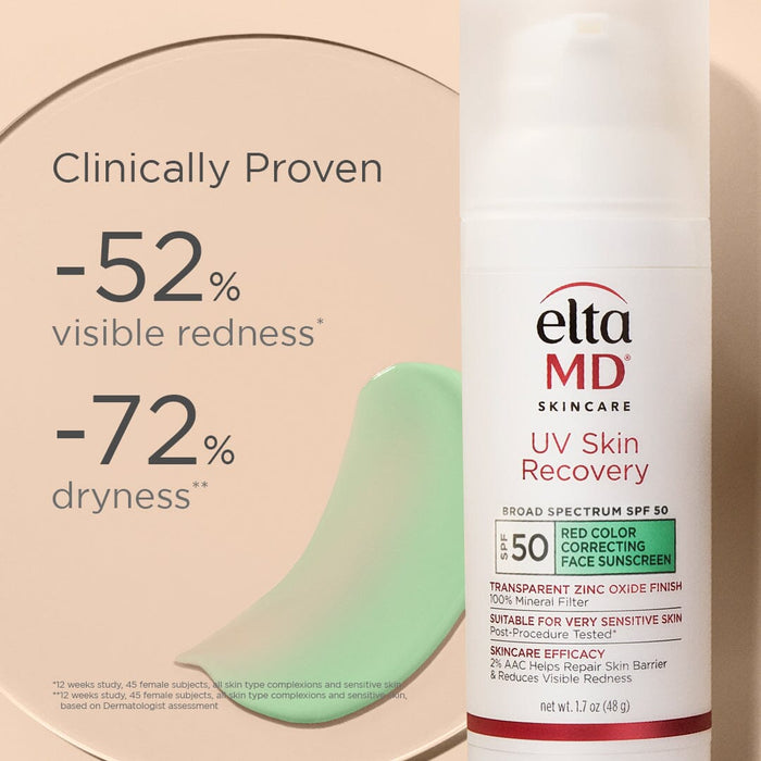 EltaMD UV Skin Recovery Green Tint SPF 50 milk + honey 