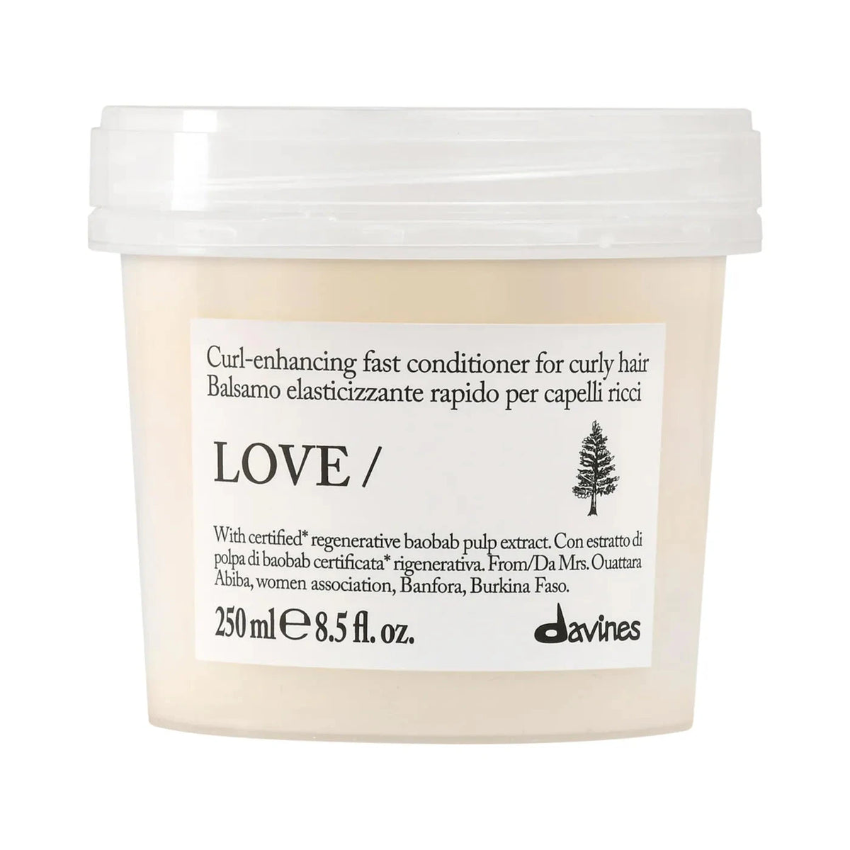 Essential Love Curl Enhancing Conditioner Conditioner Davines 8.5 oz 