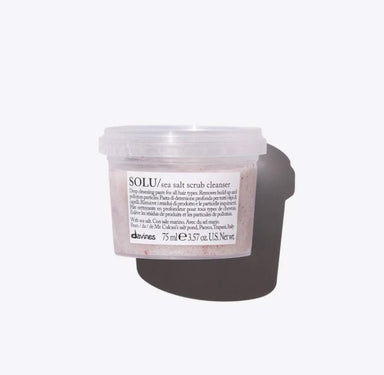 Essential Solu Sea Salt Scrub Cleanser 100 PC Davines 75 ml 3 oz 