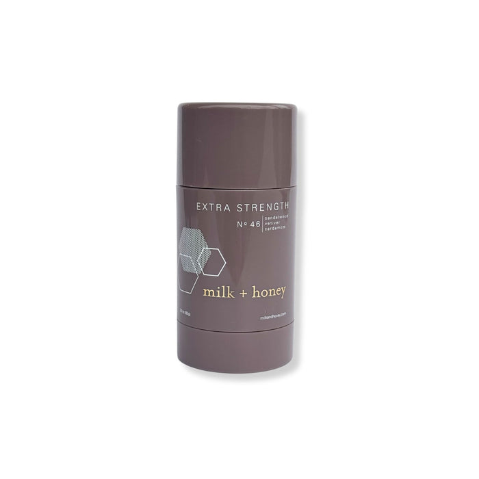 Extra Strength Deodorant 100 PC milk + honey Nº 46: Sandalwood Vetiver Cardamom 3 oz 