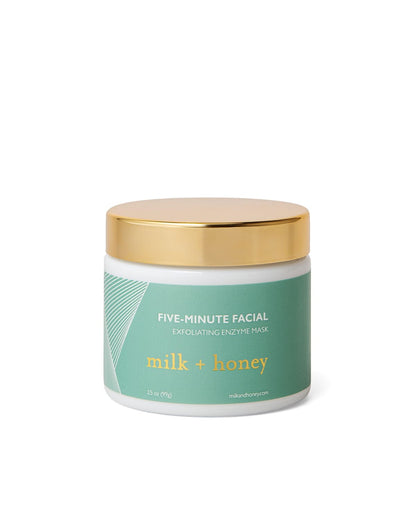 Five Minute Facial Masks and Exfoliants milk + honey 