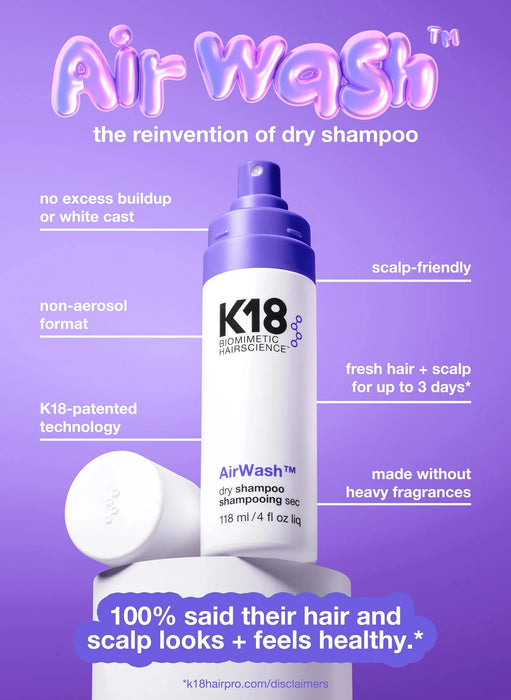 K18 Air Wash Dry Shampoo dry shampoo K18 