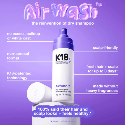 K18 Air Wash Dry Shampoo dry shampoo K18 