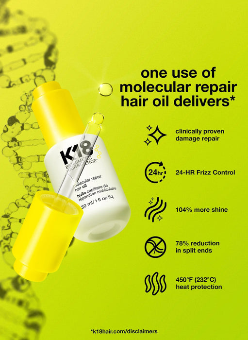 K18 Molecular Repair Hair Oil Hair Treatment K18 