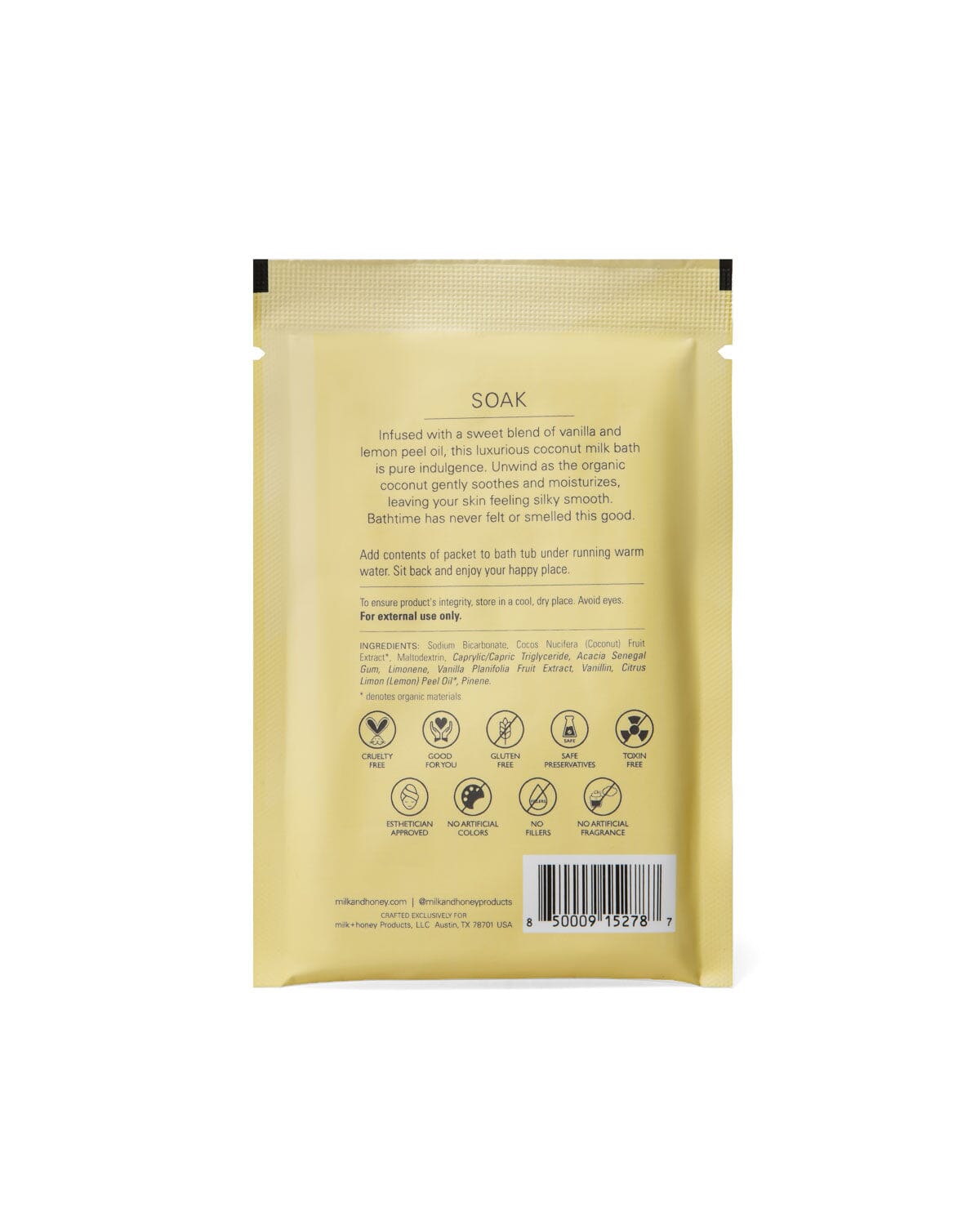 Milk Bath, Nº 05 Packets Bath Soak milk + honey 