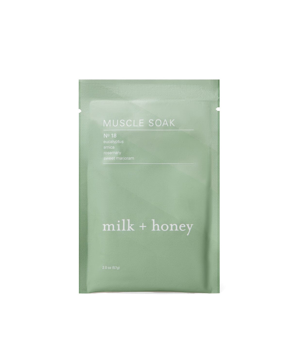Muscle Soak, Nº 18 Packets Bath Soak milk + honey 2 oz Single-Use Packet 