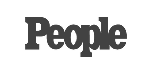 The word 'People' in a dark gray serif typeface on a plain white background.