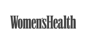 The logo for Women's Health in dark gray serif text on a plain white background.