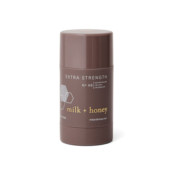 TRAVEL Extra Strength Deodorant No. 46 Deodorant milk + honey Nº 46: Sandalwood, Vetiver, Cardamom 1 oz 