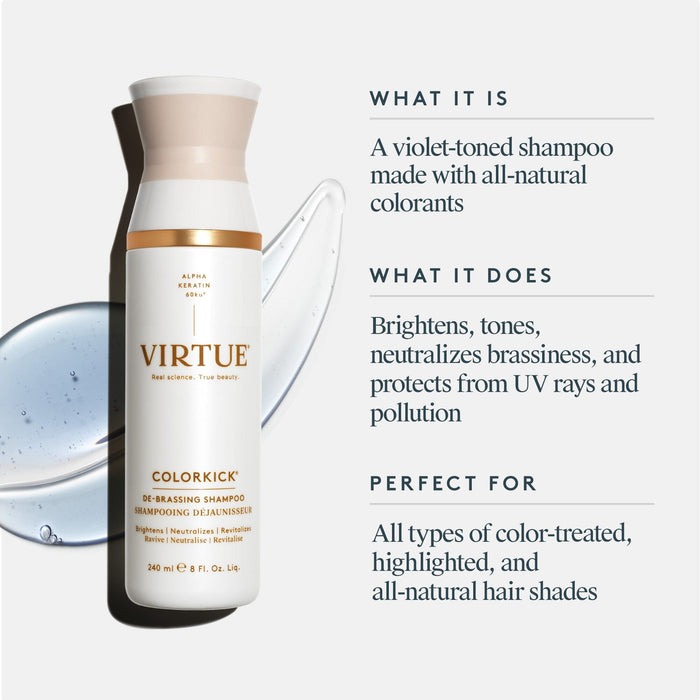 Virtue® COLORKICK® De-Brassing Shampoo Shampoo Virtue Labs 