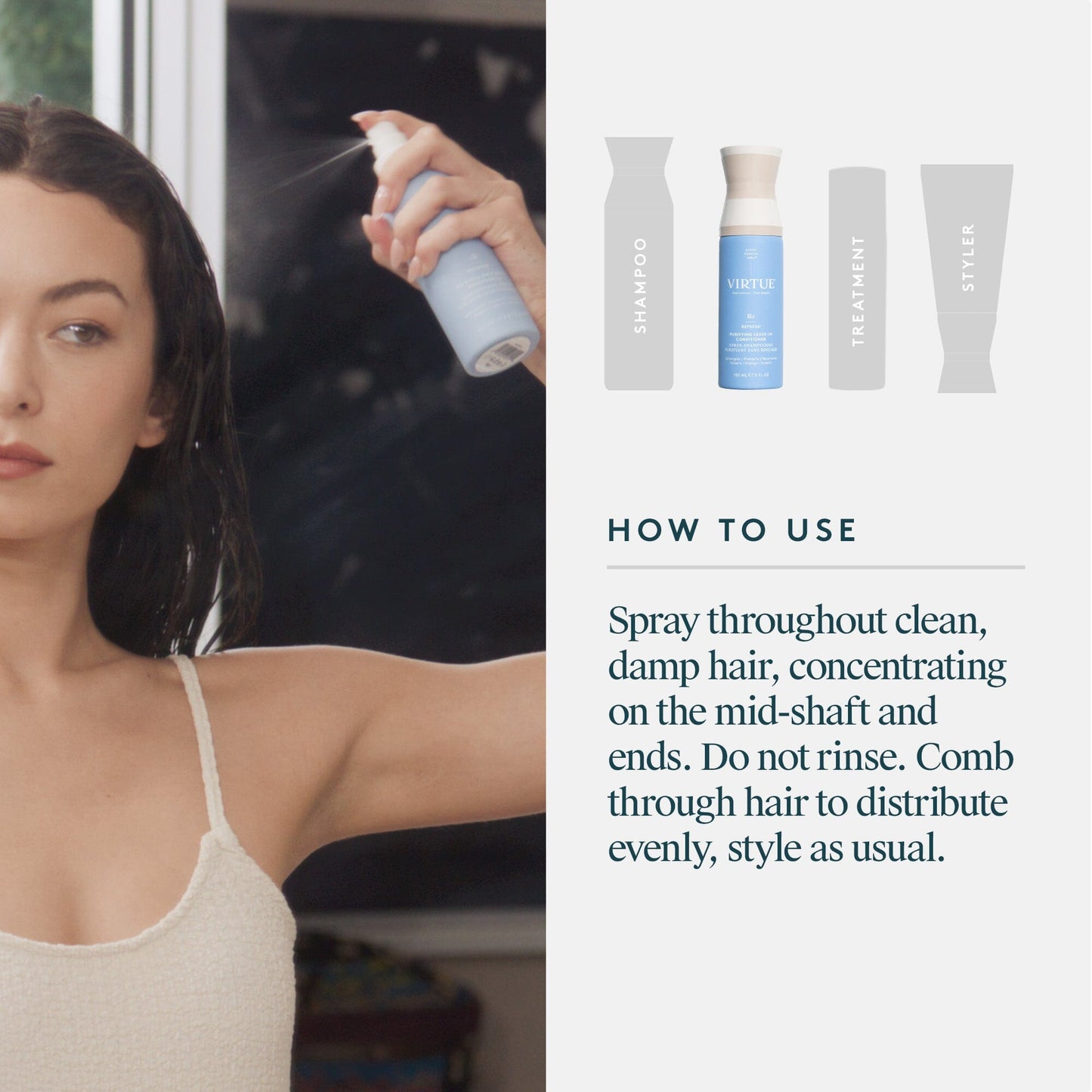 Virtue® Purifying Leave-In Conditioner Hair Treatments Virtue Labs 