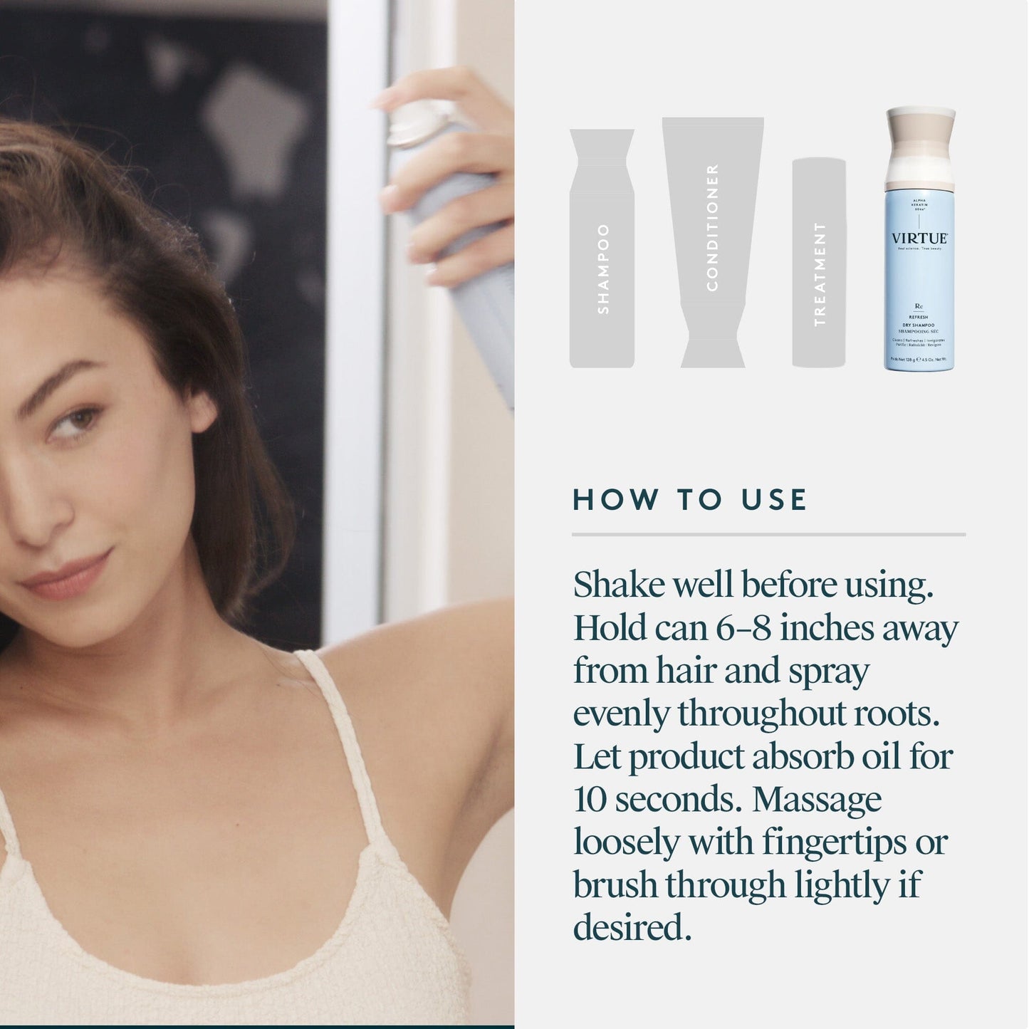 Virtue® Refresh Dry Shampoo Shampoo Virtue Labs 