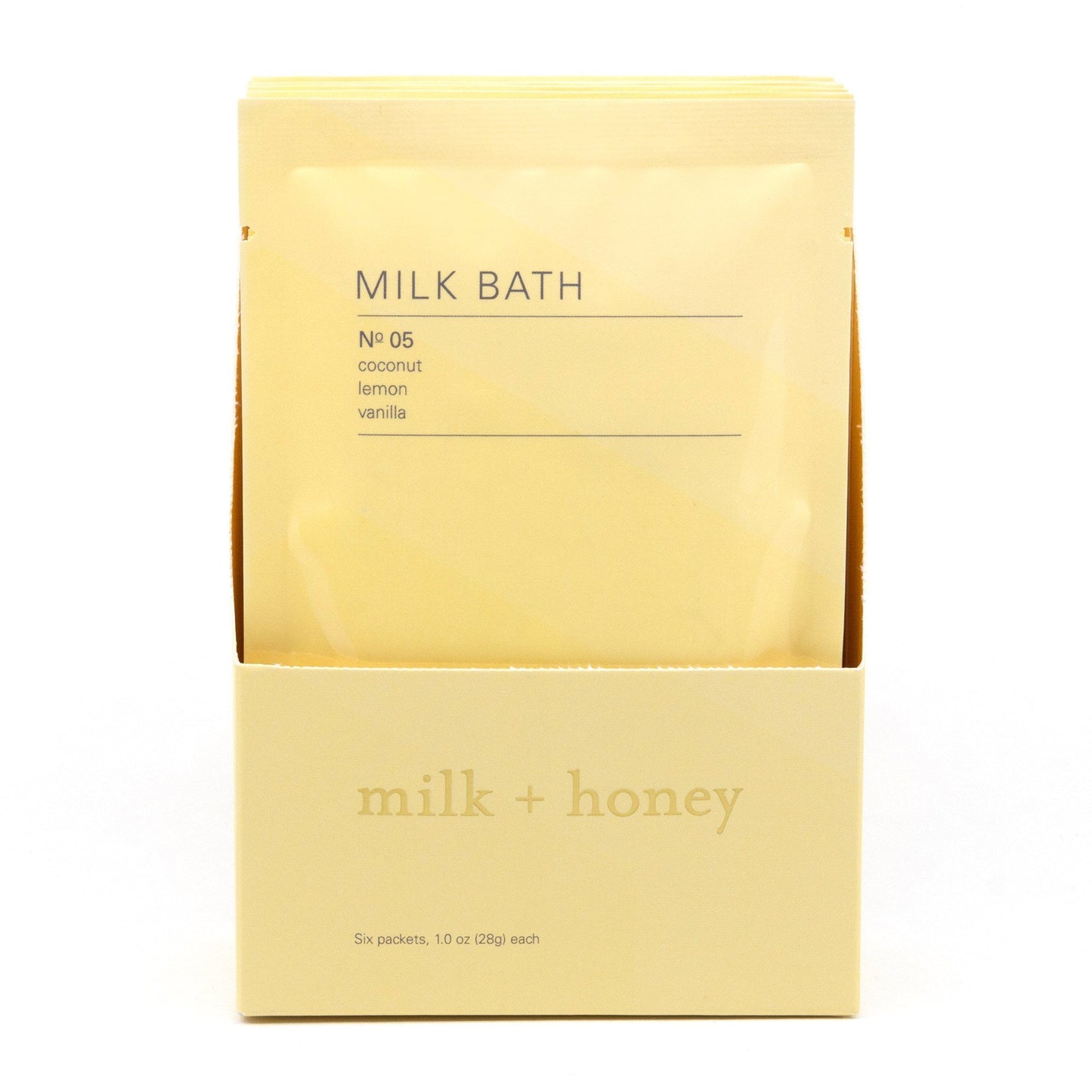 Milk Bath, Nº 05 Packets milk + honey Case Set of Six (1 oz) Packets 