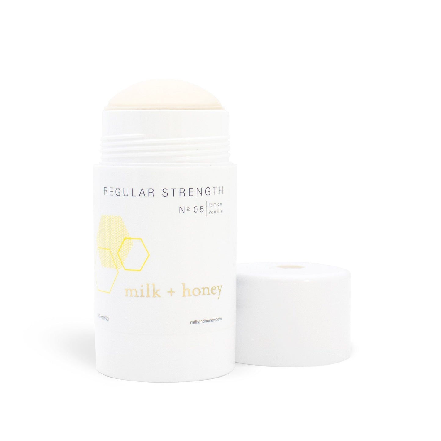 Regular Strength Deodorant 100 PC milk + honey Nº 05: Lemon + Vanilla 3 oz 