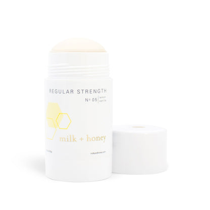 Regular Strength Deodorant 100 PC milk + honey Nº 05: Lemon + Vanilla 3 oz 