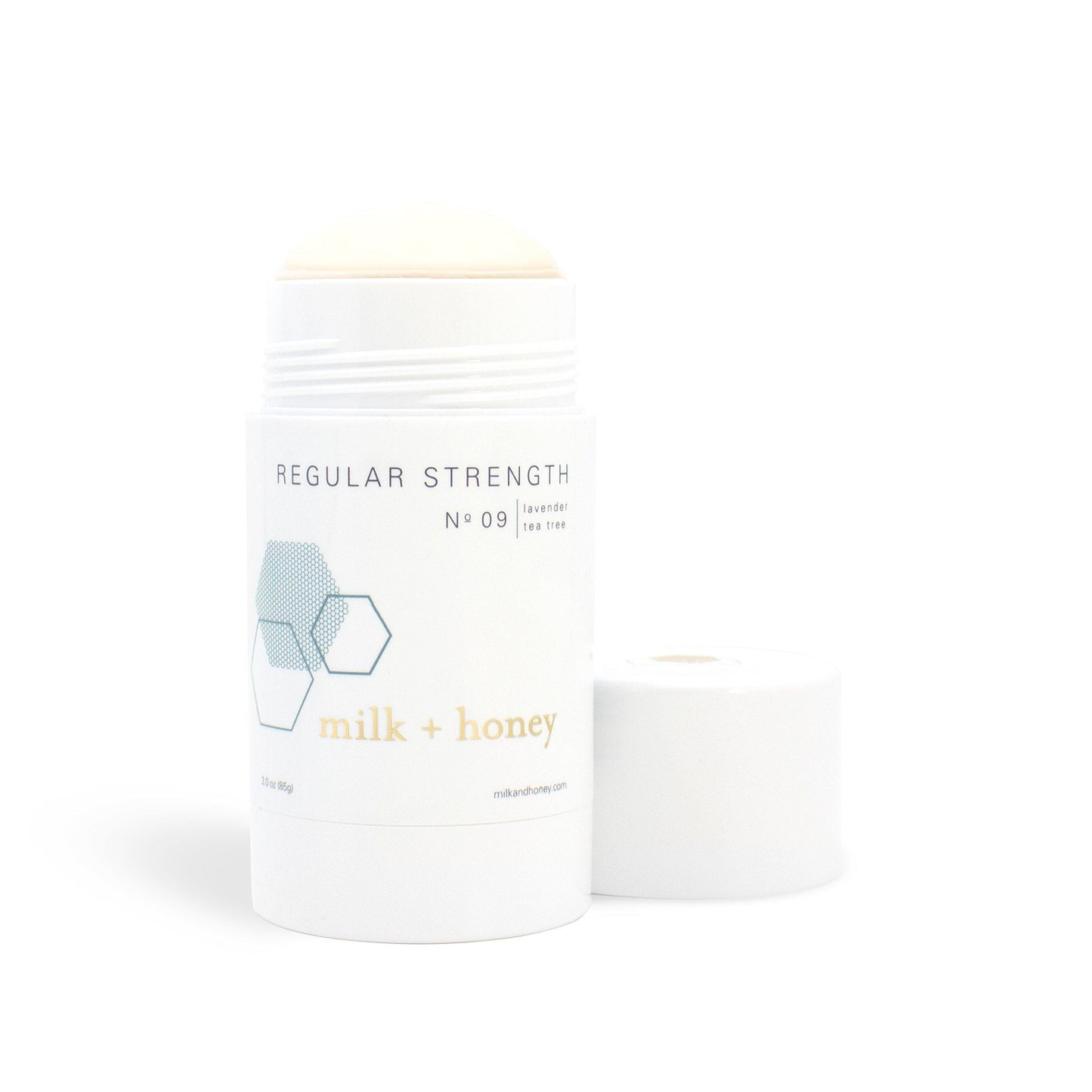 Regular Strength Deodorant 100 PC milk + honey Nº 09: Lavender + Tea Tree 3 oz 