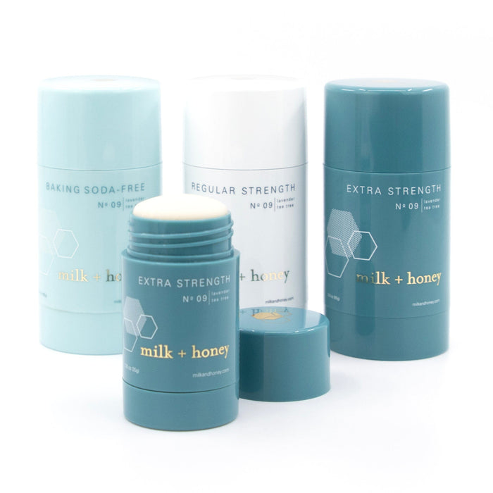 milk honey lavender tea tree extra strength deodorant no 09 TRAVEL Extra Strength Deodorant No. 09