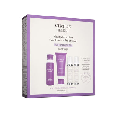 Virtue® Flourish Hair Growth Treatment with Minoxidil 5% Hair Treatments Virtue Labs 3 Month Supply 